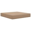 vidaXL Coussin de canap&eacute; d'ext&eacute;rieur Taupe 60 x 60 x 8 cm Polyester