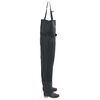 vidaXL Cuissardes avec bottes et ceinture noir taille 42