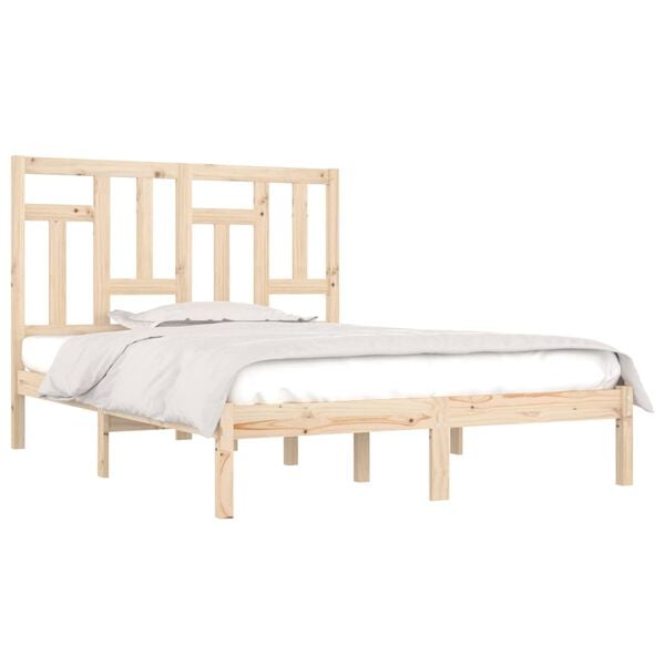 vidaXL Cadre de lit sans matelas 140x200 cm bois massif de pin