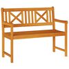 vidaXL Banc de jardin Marron 110 x 56 x 90 cm Bois d'acacia massif