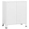 vidaXL Armoire à tiroirs industrielle Blanc 78x40x93 cm Métal