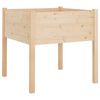 vidaXL Jardini&egrave;re d'ext&eacute;rieur 70x70x70 cm bois de pin massif
