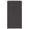 vidaXL Buffet noir 99x39x73 cm acier