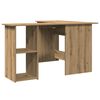 vidaXL Bureau d'angle ch&ecirc;ne artisanal 120x140x75 cm bois d'ing&eacute;nierie