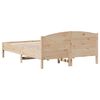 vidaXL Cadre de lit sans matelas 135x190 cm bois de pin massif