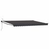 vidaXL Auvent r&eacute;tractable &eacute;lectrique Anthracite 4 &times; 3 m