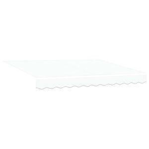 vidaXL Toile de rechange pour auvent Blanc 330 x 195 cm Polyester