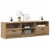 vidaXL Meuble TV ch&ecirc;ne artisanal 150x33,5x45 cm bois d'ing&eacute;nierie