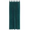 vidaXL Rideaux occultants 2 pcs Vert fonc&eacute; 140 x 260 cm Velours
