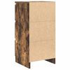 vidaXL Buffet ch&ecirc;ne fum&eacute; 37,5x35x76 cm bois d'ing&eacute;nierie