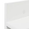 vidaXL Porte-manteau mural Blanc 80 x 10,5 x 18 cm Bois d'ing&eacute;nierie