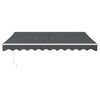 vidaXL Auvent r&eacute;tractable automatique anthracite 3x2,5 m