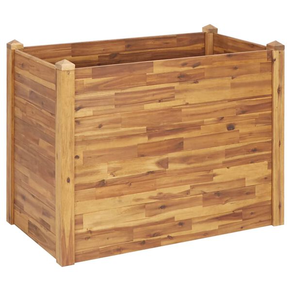 vidaXL Lit surélevé de jardin 110x60x84 cm Bois massif d'acacia