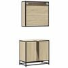 vidaXL Ensemble de meubles de salle de bain 2 pcs chêne sonoma