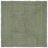 vidaXL Tapis de surface Rectangulaire Vert olive 160 x 160 cm Jute