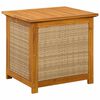 vidaXL Bo&icirc;te de Rangement de Jardin 185 L Bois d'Acacia Massif Beige