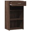vidaXL Buffet ch&ecirc;ne marron 50x42,5x93 cm bois d'ing&eacute;nierie