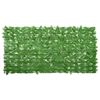 vidaXL &Eacute;cran de balcon avec feuilles vert 200x100 cm