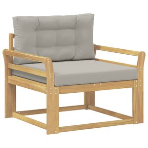 vidaXL Sofa de milieu ext&eacute;rieur Polyester Blanc