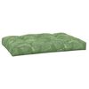 vidaXL Coussin de palette &agrave; motif de feuilles 120x80x12 cm Tissu