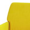 vidaXL Banc Jaune 108x79x79 cm Velours