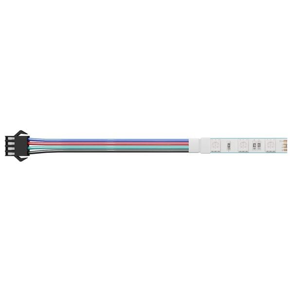 vidaXL Bande LED 2 pcs Noir et Multicolore 1745 mm Cuivre et plastique