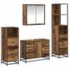 vidaXL Ensemble de mobilier de salle de bain 4 pcs Bois ancien