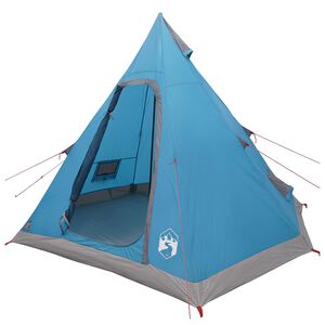vidaXL Tipi Tent Water-Resistant 3 personne Bleu