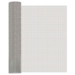 vidaXL &Eacute;cran en maille 60 x 200 cm 8 Mesh Acier Inoxydable 201 Argent&eacute;
