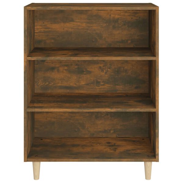 vidaXL Buffet Chêne fumé 69,5x32,5x90 cm Bois d'ingénierie