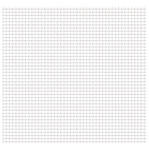 vidaXL Cl&ocirc;ture de jardin sertie Acier inoxydable 50x50 cm 11x11x2 mm
