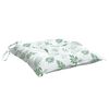 vidaXL Coussins de chaise lot de 4 &agrave; motif de feuilles 50x50x7 cm