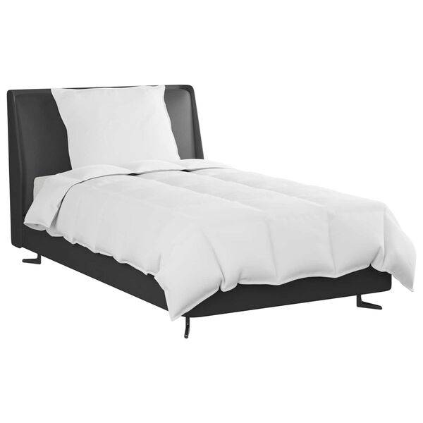 vidaXL Duvet d'été simple avec oreiller 2 pcs Blanc Plume de canard