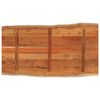 vidaXL Dessus de table 120x60x3,8cm rectangulaire bois massif d'acacia