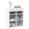 vidaXL Buffet blanc 80x42,5x93 cm bois d'ing&eacute;nierie