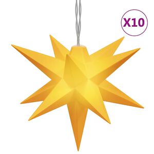 vidaXL Lumi&egrave;re de No&euml;l 10 LED jaune 10 cm
