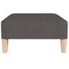 vidaXL Repose-pied Gris fonc&eacute; 78x56x32 cm Tissu