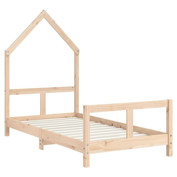 vidaXL Cadre de lit pour enfant 80x160 cm bois de pin massif
