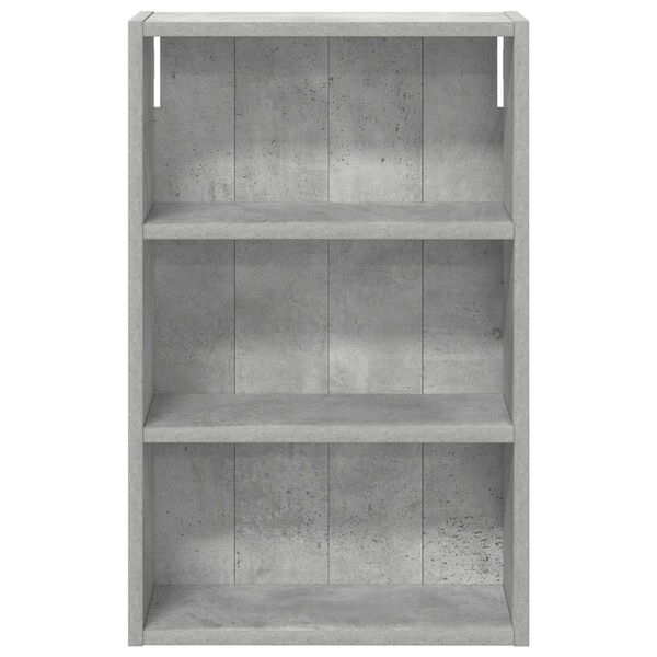 vidaXL Armoire murale de salle de bain Gris B&eacute;ton 40 x 16 x 62,5 cm