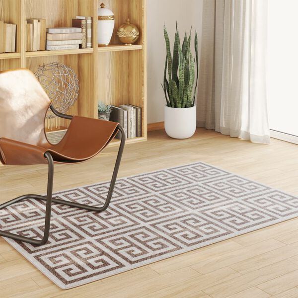 vidaXL Tapis int&eacute;rieur ext&eacute;rieur &agrave; poils courts 120x180cm antid&eacute;rapant