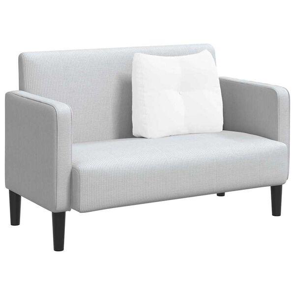 vidaXL Coussin de Dos Blanc 60 x 24 x 50 cm tissu