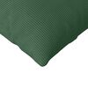 vidaXL Coussins de canapé 2 pcs Vert foncé 200 x 40 cm