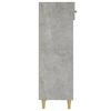 vidaXL Armoire à chaussures Gris béton 30x35x105 cm Bois d'ingénierie