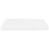vidaXL Matelas en mousse blanc 200x200 cm dureté H2 H3