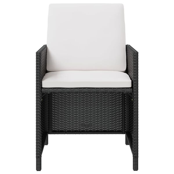 vidaXL Ensemble &agrave; manger d&rsquo;ext&eacute;rieur 11 pcs coussins r&eacute;sine tress&eacute;e