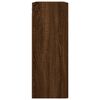 vidaXL Armoires murales 2 pcs ch&ecirc;ne marron 69,5x34x90 cm