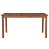 vidaXL Table de jardin 150x90x74 cm Bois d'acacia massif