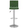 vidaXL Tabourets de bar lot de 2 vert foncé velours