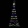 vidaXL Arbre de No&euml;l LED avec 295 LED Multicolore 250 cm M&eacute;tal