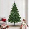 vidaXL Sapin de No&euml;l avec 300 LED avec support Vert 210 cm PE